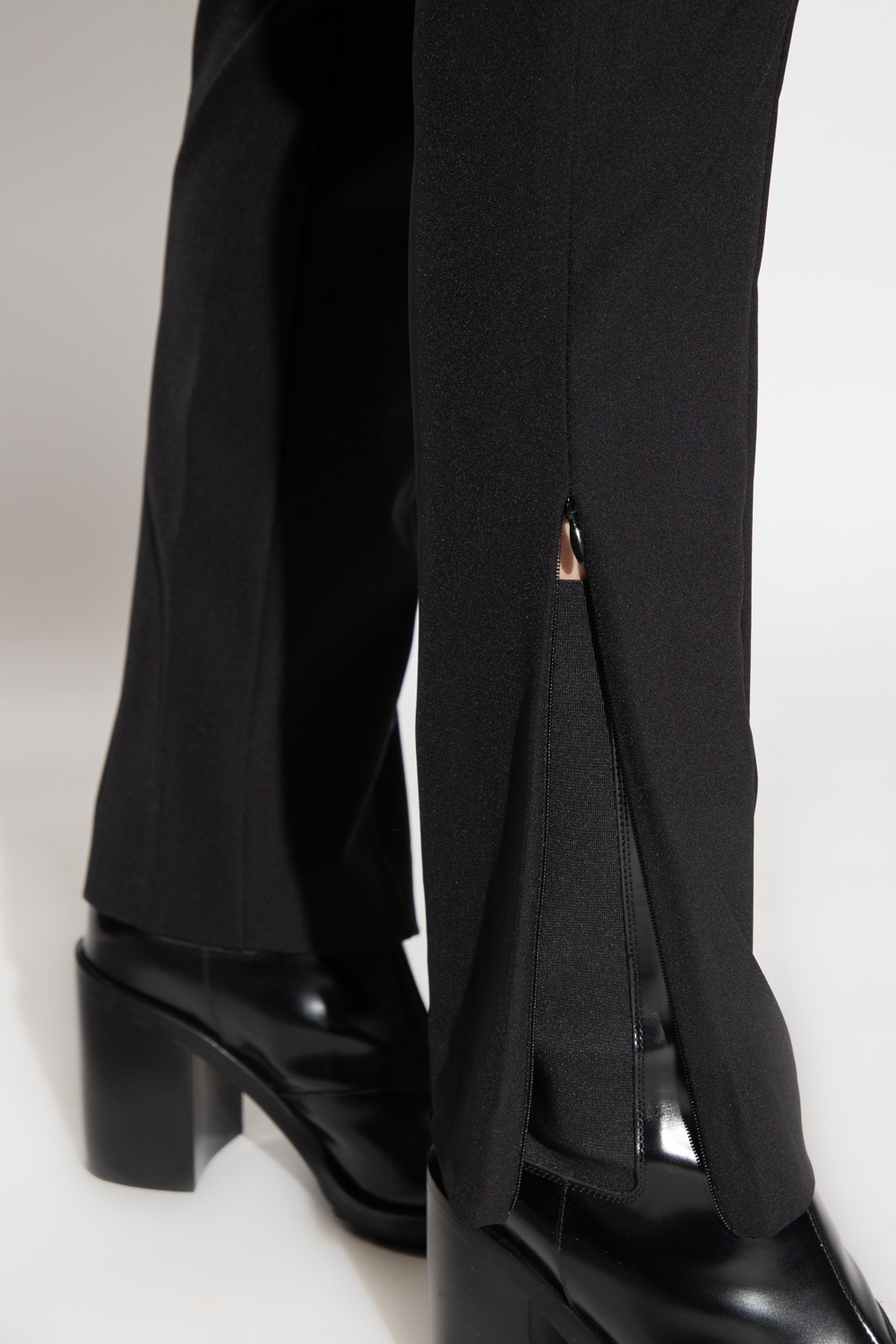 Black Lisaboa trousers By Malene Birger Yuna Jeans Leather